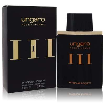 UNGARO III by Ungaro Eau De Toilette Spray (New Packaging) 3.4 oz For Men