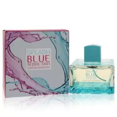 Splash Blue Seduction by Antonio Banderas Eau De Toilette Spray 3.4 oz For Women