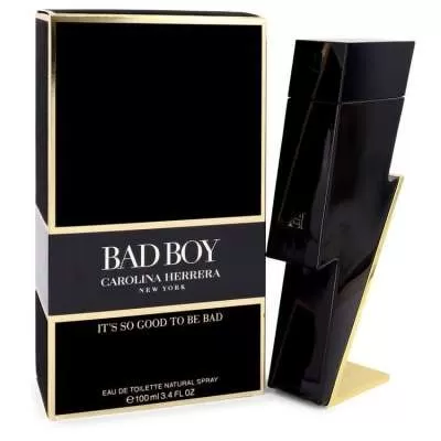 Bad Boy by Carolina Herrera Eau De Toilette Spray 3.4 oz For Men