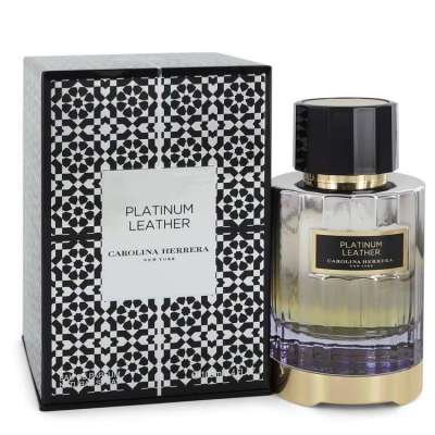 Platinum Leather by Carolina Herrera Eau De Parfum Spray (Unisex) 3.4 oz For Women