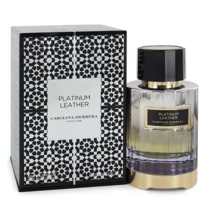 Platinum Leather by Carolina Herrera Eau De Parfum Spray (Unisex) 3.4 oz For Women