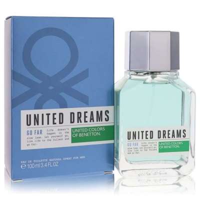 United Dreams Go Far by Benetton Eau De Toilette Spray 3.4 oz For Men