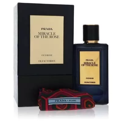 Prada Olfactories Miracle Of The Rose  by Prada Eau De Parfum Spray with Free Gift Pouch 3.4 oz 3.4 
