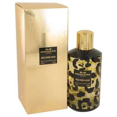 Mancera Wild Rose Aoud by Mancera Eau De Parfum Spray (Unisex) 4 oz For Women