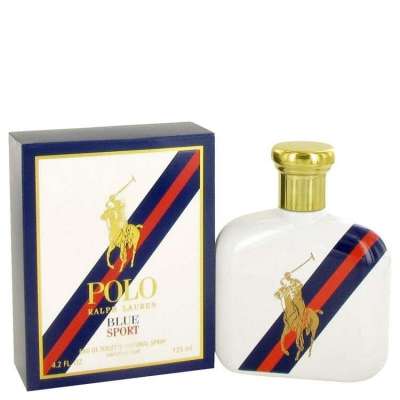 Polo Blue Sport by Ralph Lauren Eau De Toilette Spray 4.2 oz For Men