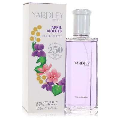 April Violets by Yardley London Eau De Toilette Spray 4.2 oz For Women