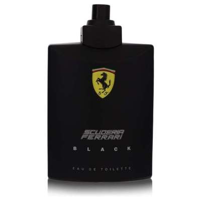 Ferrari Scuderia Black by Ferrari Eau De Toilette Spray (Tester) 4.2 oz For Men
