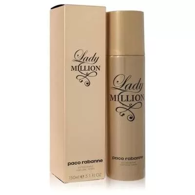 Lady Million by Paco Rabanne Deodorant Spray 5 oz For Women