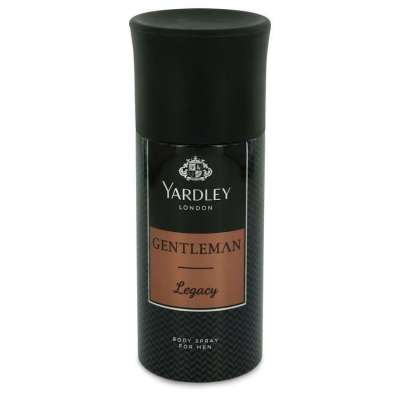 Yardley Gentleman Legacy by Yardley London Deodorant Body Spray 5 oz For Men