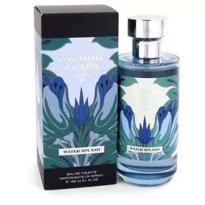 Prada L'homme Water Splash by Prada Eau De Toilette Spray 5.1 oz For Men