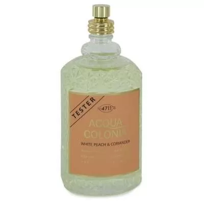 4711 Acqua Colonia White Peach & Coriander by 4711 Eau De Cologne Spray (Unisex Tester) 5.7 oz For W