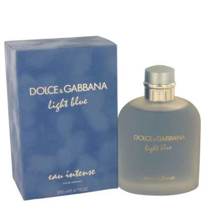 Light Blue Eau Intense by Dolce & Gabbana Eau De Parfum Spray 6.7 oz For Men