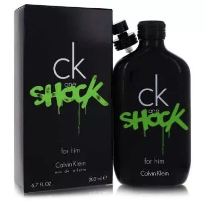 CK One Shock by Calvin Klein Eau De Toilette Spray 6.7 oz For Men