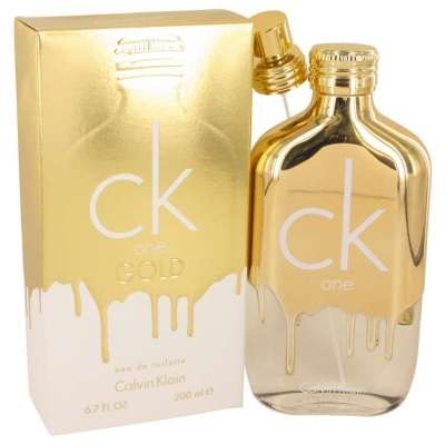 CK One Gold by Calvin Klein Eau De Toilette Spray (Unisex) 6.7 oz For Women