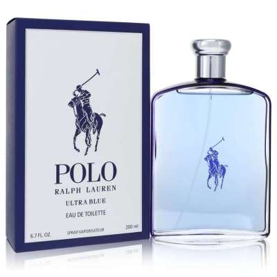 Polo Ultra Blue by Ralph Lauren Eau De Toilette Spray 6.7 oz For Men