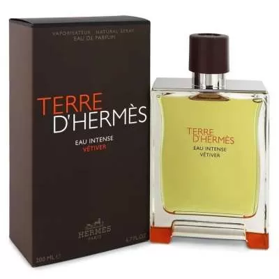 Terre D'hermes Eau Intense Vetiver by Hermes Eau De Parfum Spray 6.8 oz For Men