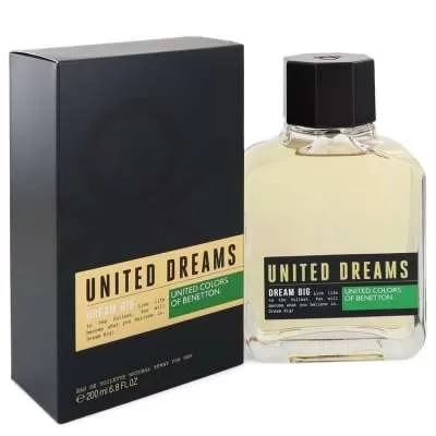 United Dreams Dream Big by Benetton Eau De Toilette Spray 6.8 oz  For Men