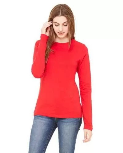 Bella + Canvas B6500 Ladies' Jersey Long-Sleeve T-Shirt