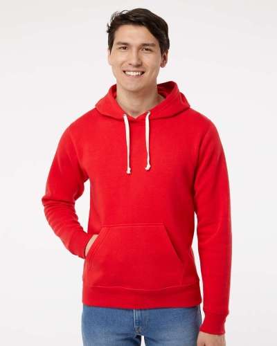 J. America 8871 Triblend Fleece Hooded Sweatshirt