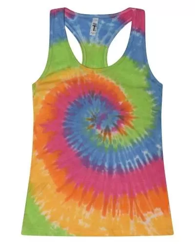 Tie-Dye 3400 Ladies' Racerback Tank
