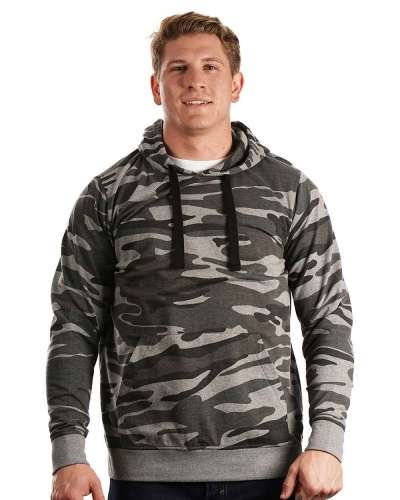Burnside 8605 Enzyme-Washed French Terry Hooded Sweatshirt
