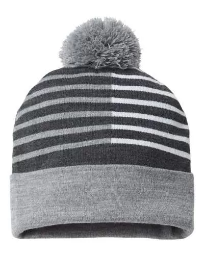 CAP AMERICA RKH12 USA-Made Half Color Beanie