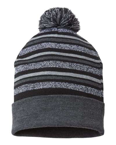 CAP AMERICA RKL12 USA-Made Striped Beanie