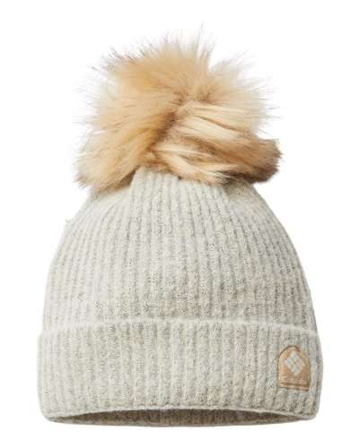 Columbia 186210 Winter Blur Pom-Pom Cuffed Beanie