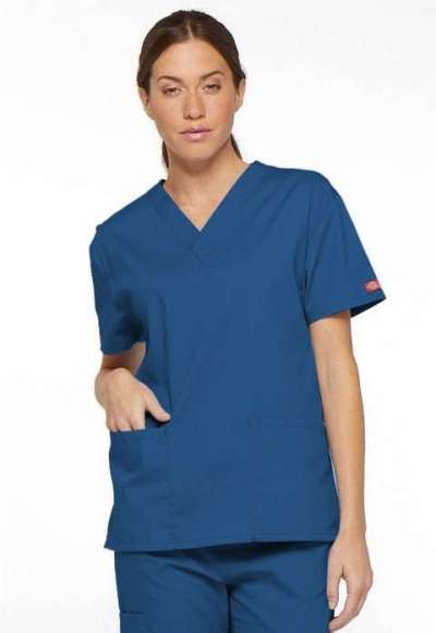 Dickies Medical 86706 Women's Missy V-Neck Top