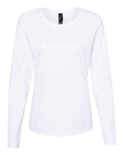 Hanes S04LS Perfect-T Women’s LONG Sleeve Scoopneck T-Shirt