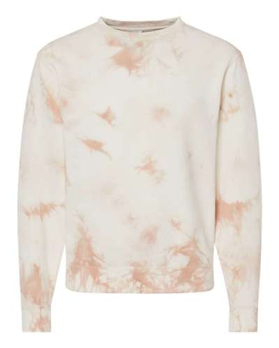 Independent Trading Co. PRM3500TD Midweight Tie-Dyed Crewneck Sweatshirt
