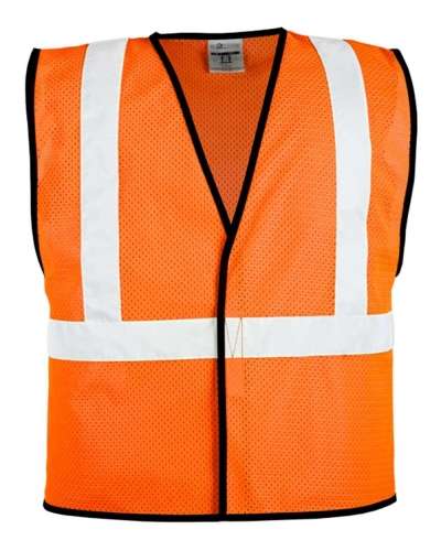 Kishigo 1571-1572 Hook-AND-LOOP Mesh Vest