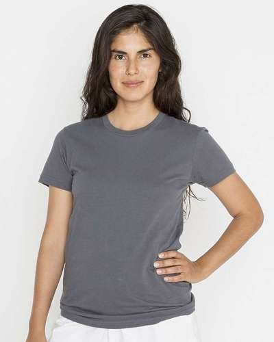 Los Angeles Apparel 21002 USA-Made Women's Fine Jersey T-Shirt