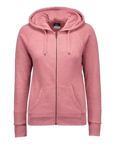 MV Sport W20150 Women's Stockton Angel Fleece Full-Zip Hooded Sweatshirt