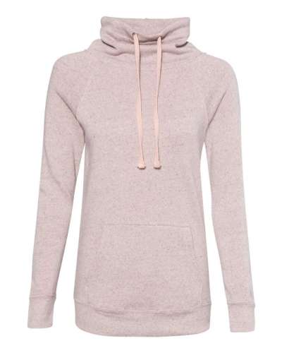 MV Sport W20155 Women’s SPACE-Dyed Cowl Neck Sweatshirt