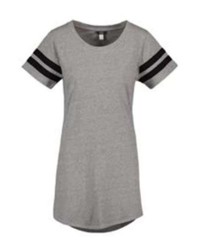 MV Sport W20422 Women's Varsity T-Shirt Dress