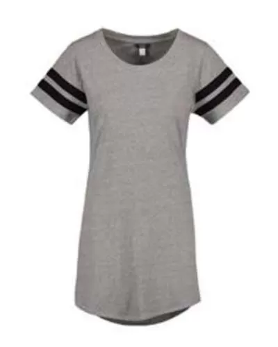 MV Sport W20422 Women's Varsity T-Shirt Dress