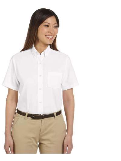 Van Heusen 13V0003 Women's Regular Fit Short Sleeve Oxford