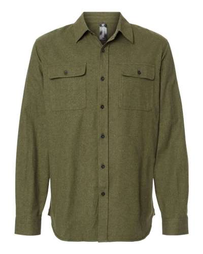 Burnside 8200 Long Sleeve Solid Flannel Shirt