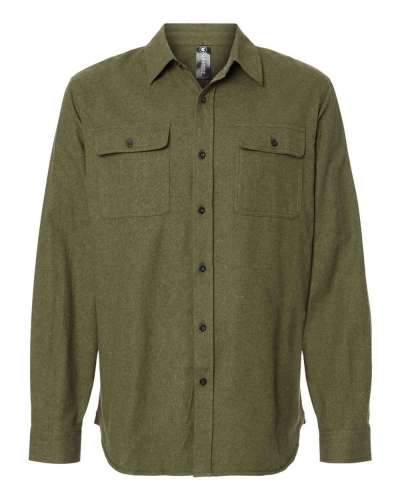 Burnside 8200 Solid Long Sleeve Flannel Shirt