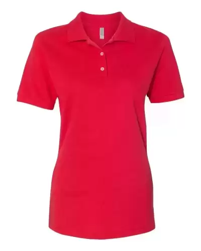 JERZEES 443W Women's 100% Ring-Spun Cotton Piqu? Polo 2 Pack
