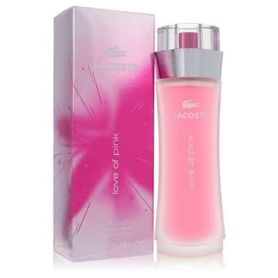 Love Of Pink By Lacoste Eau De Toilette Spray 3 Oz