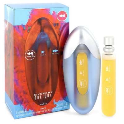 Oblique Rwd By Givenchy Two 2/3 Oz Eau De Toilette Spray Refills 2/3 Oz