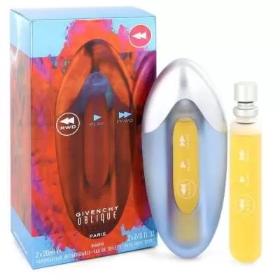 Oblique Rwd By Givenchy Two 2/3 Oz Eau De Toilette Spray Refills 2/3 Oz