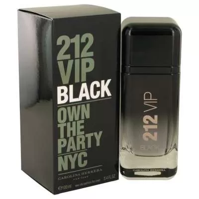 212 Vip Black By Carolina Herrera Eau De Parfum Spray 3.4 Oz