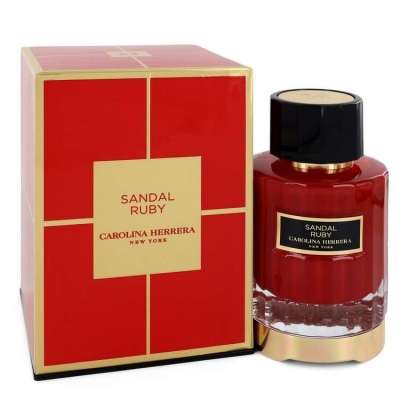 Sandal Ruby By Carolina Herrera Eau De Parfum Spray (Unisex) 3.4 Oz