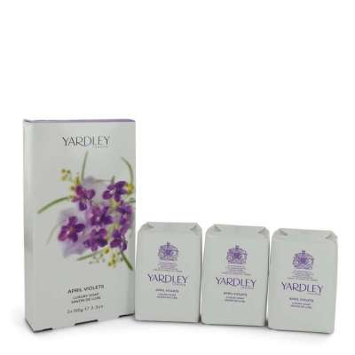 April Violets By Yardley London 3 X 3.5 Oz Soap 3.5 Oz 