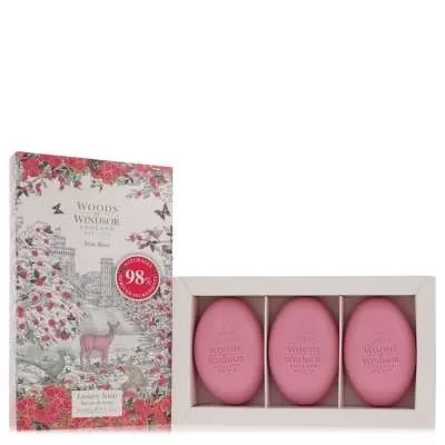 True Rose By Woods Of Windsor Three 2.1 Oz Luxury Soaps 2.1 Oz