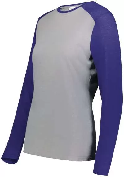 Augusta Sportswear 6883 Ladies Gameday Vintage Long Sleeve Tee
