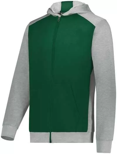Augusta Sportswear 6900 Youth Three-Season Fleece Full Zip Hoodie
